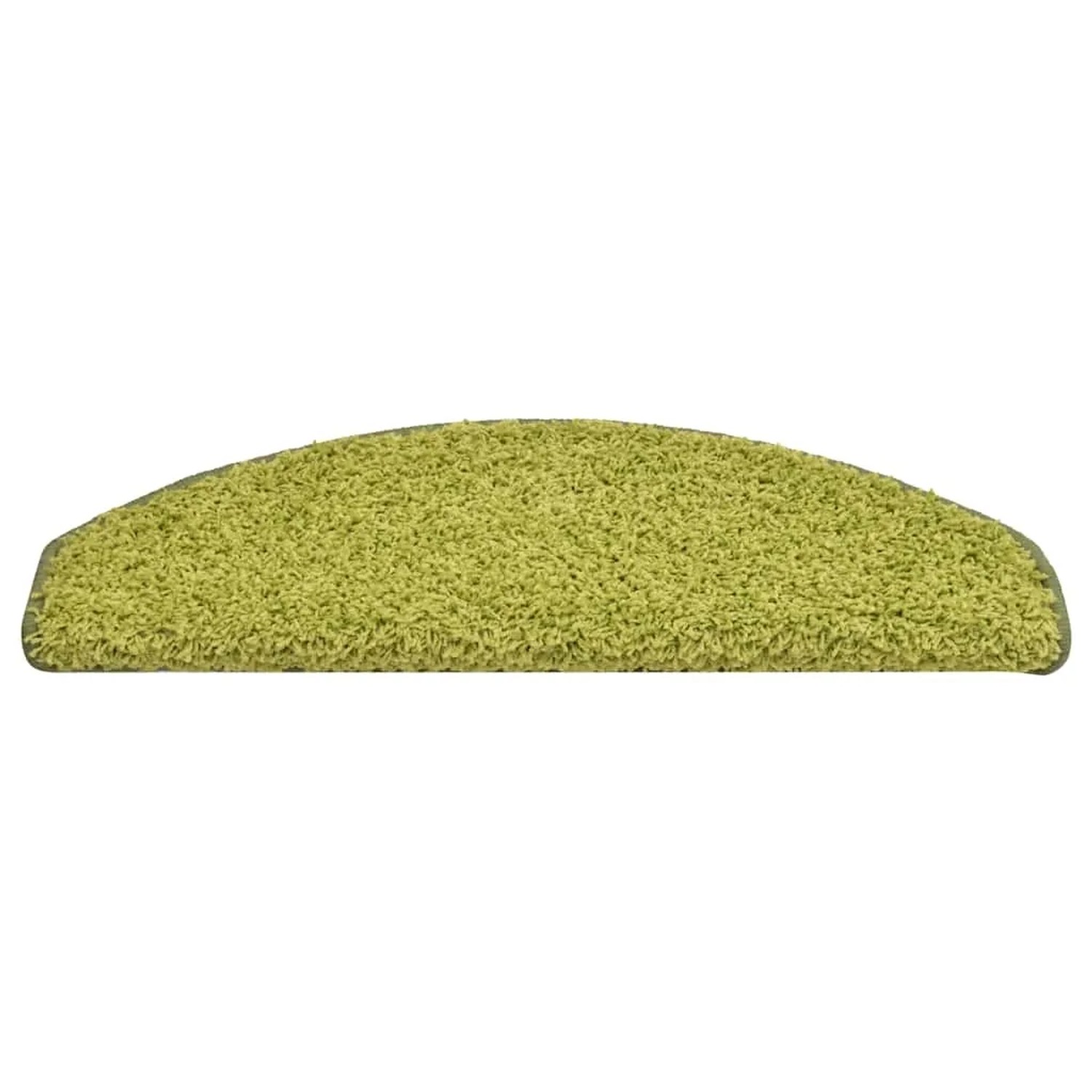 Grüne, halbrunde Stufenmatte, 65x21 cm, aus PP-getuftet, 30er Set.