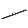 Schwarzer Lamellenhalter für 127 mm Lamellenvorhänge.