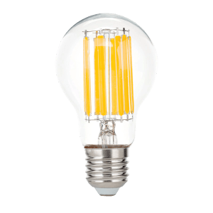 Dimmbare LED-Filament Leuchte E27, 15W, klar. Warmweißes Licht für gemütliche Atmosphäre.