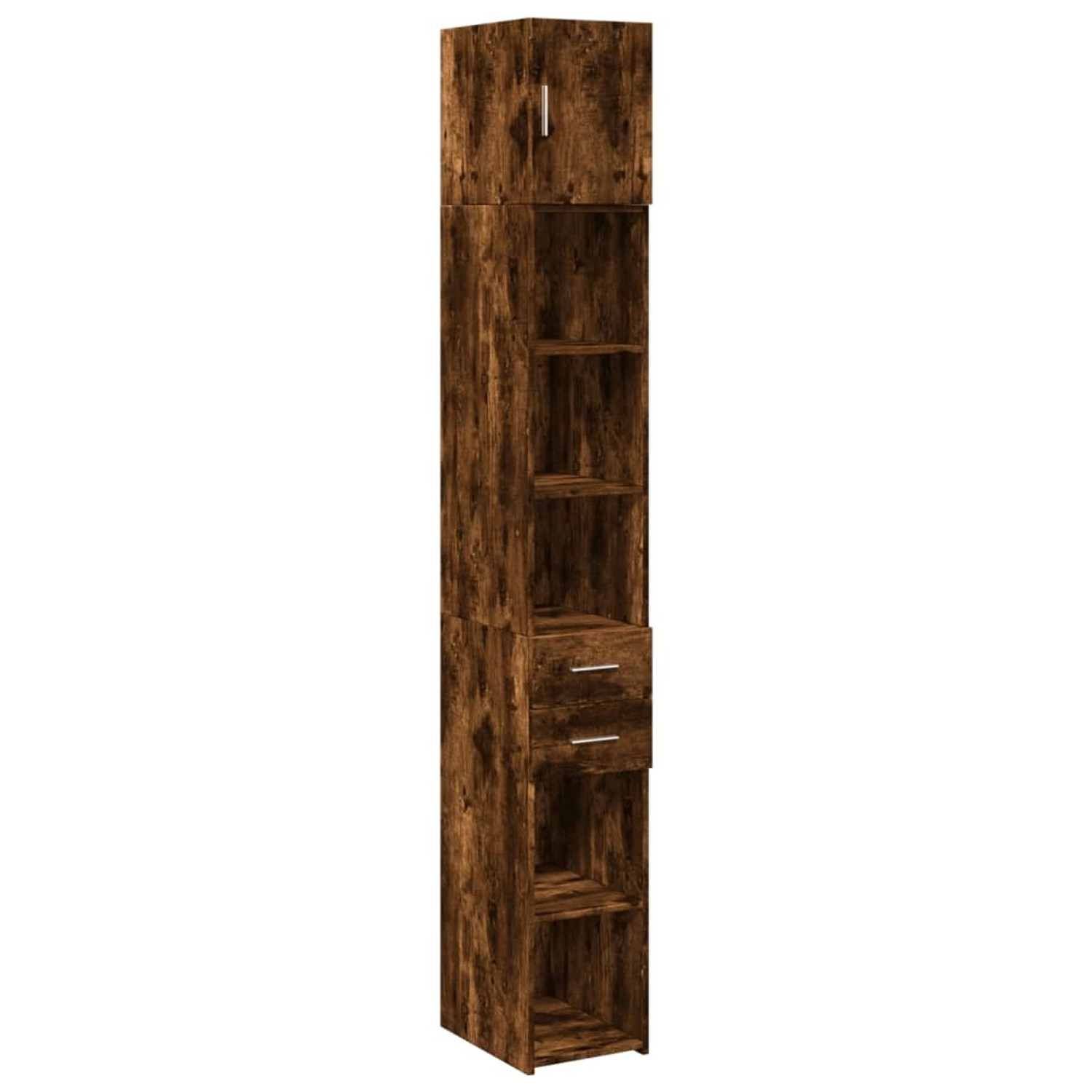 vidaXL Hochschrank Schmal Räuchereiche 30x42,5x225 cm Holzwerkstoff 3281270 günstig online kaufen