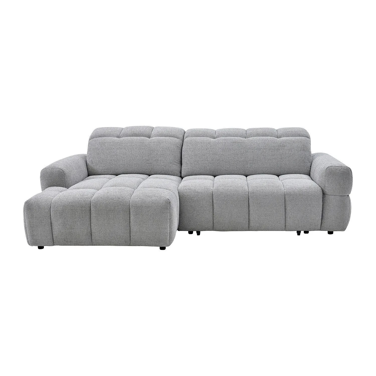 Vente-unique Relaxsofa Cariala Grau 262 cm