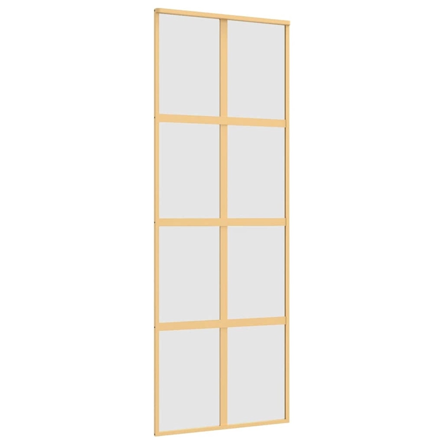 vidaXL Schiebetür Golden 76x205 cm Matt ESG-Glas und Aluminium 155187 günstig online kaufen