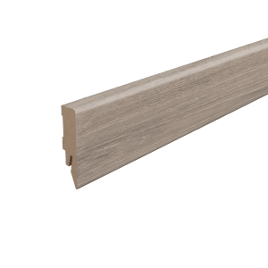 Egger Sockelleiste L609 Kubisch für Fußboden Melba 6 cm Eiche Grau