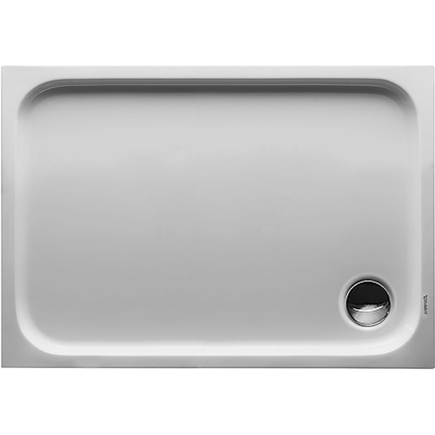 Duravit Duschwanne D-Code 100 cm x 70 cm x 8,5 cm Antislip Weiß