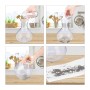 Relaxdays Reinigungsperlen 1000er Set Edelstahl Silber Wiederverwendbar 3 mm 130 g_2