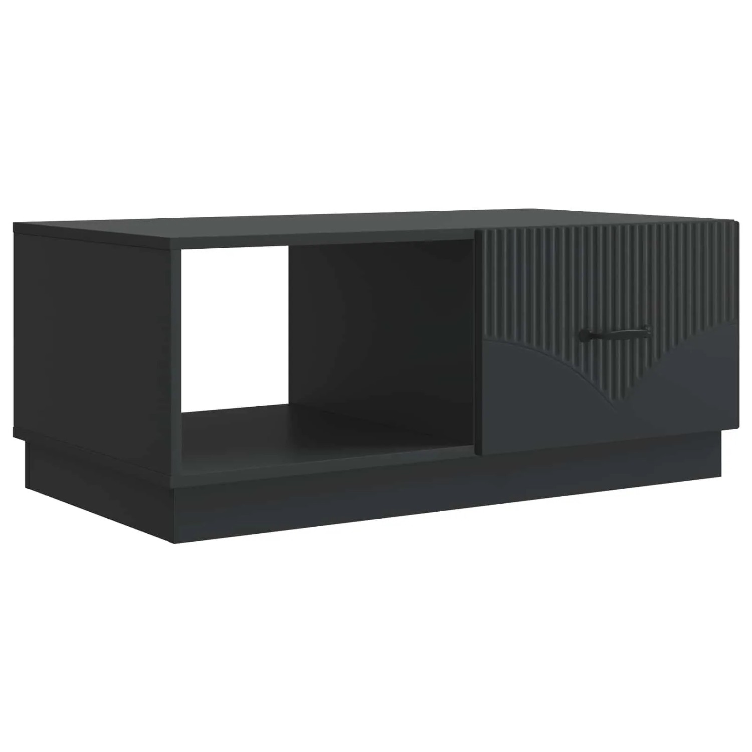 vidaXL Couchtisch Schwarz 90 x 50 x 37 cm Holzwerkstoff 895416