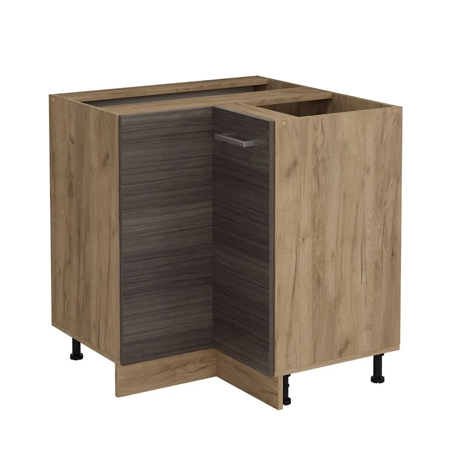 Vicco Eckunterschrank R-Line EdelGrau 76 x 82 ohne Arbeitsplatte Art Nr 54204