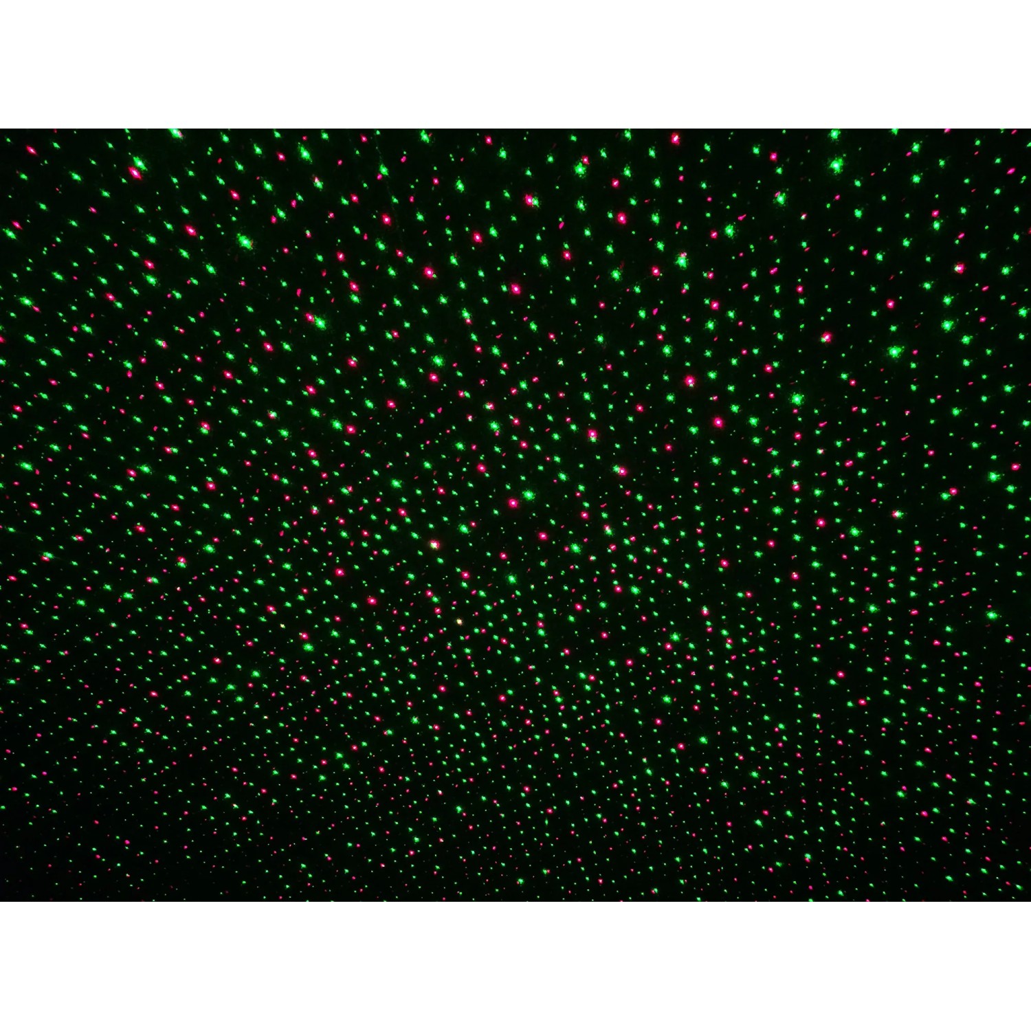 Näve LED Außenwandlaser Projektor: Rot-grüne Punktprojektion für Haus und Garten.