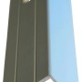 Treppenwinkelprofil, 45x20mm, Silber, 1000mm, aus Aluminium für Laminat und Parkett.