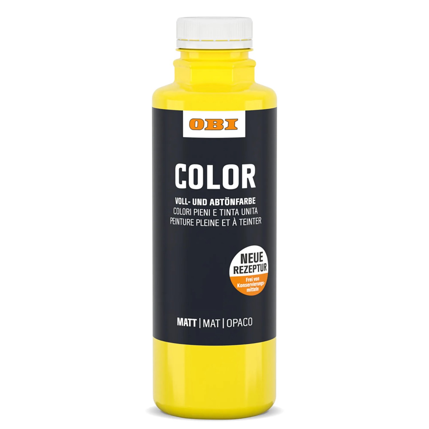 OBI Color Voll- und Abtönfarbe 500 ml Gelb
