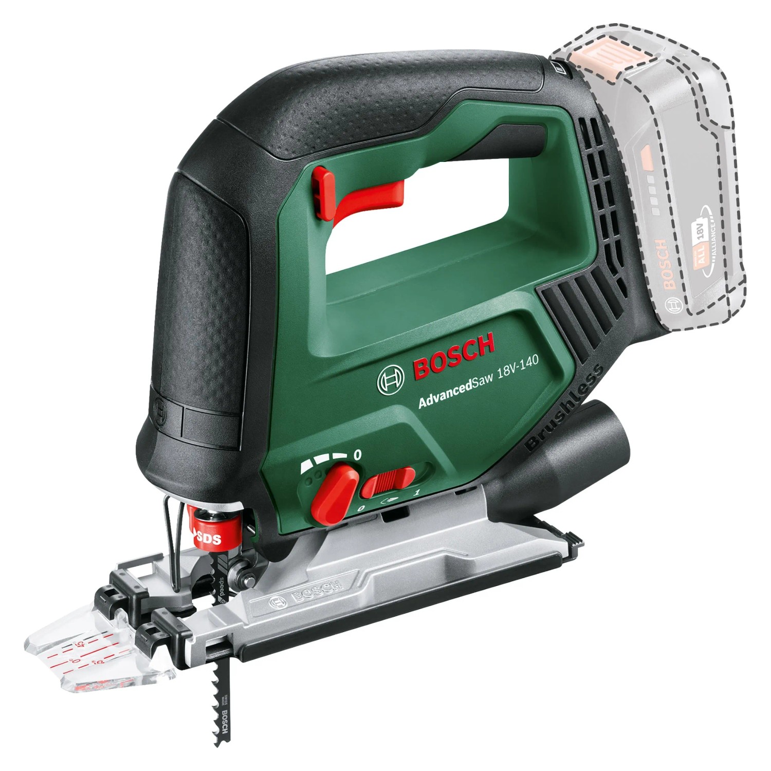 Bosch Akku-Stichsäge Advanced-Saw 18 V-140