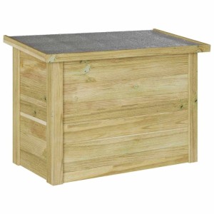 vidaXL Aufbewahrungsbox mit Speicher Natur 80 x 44,5 x 57,5 cm 42013042