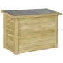 vidaXL Aufbewahrungsbox mit Speicher Natur 80 x 44,5 x 57,5 cm 42013042