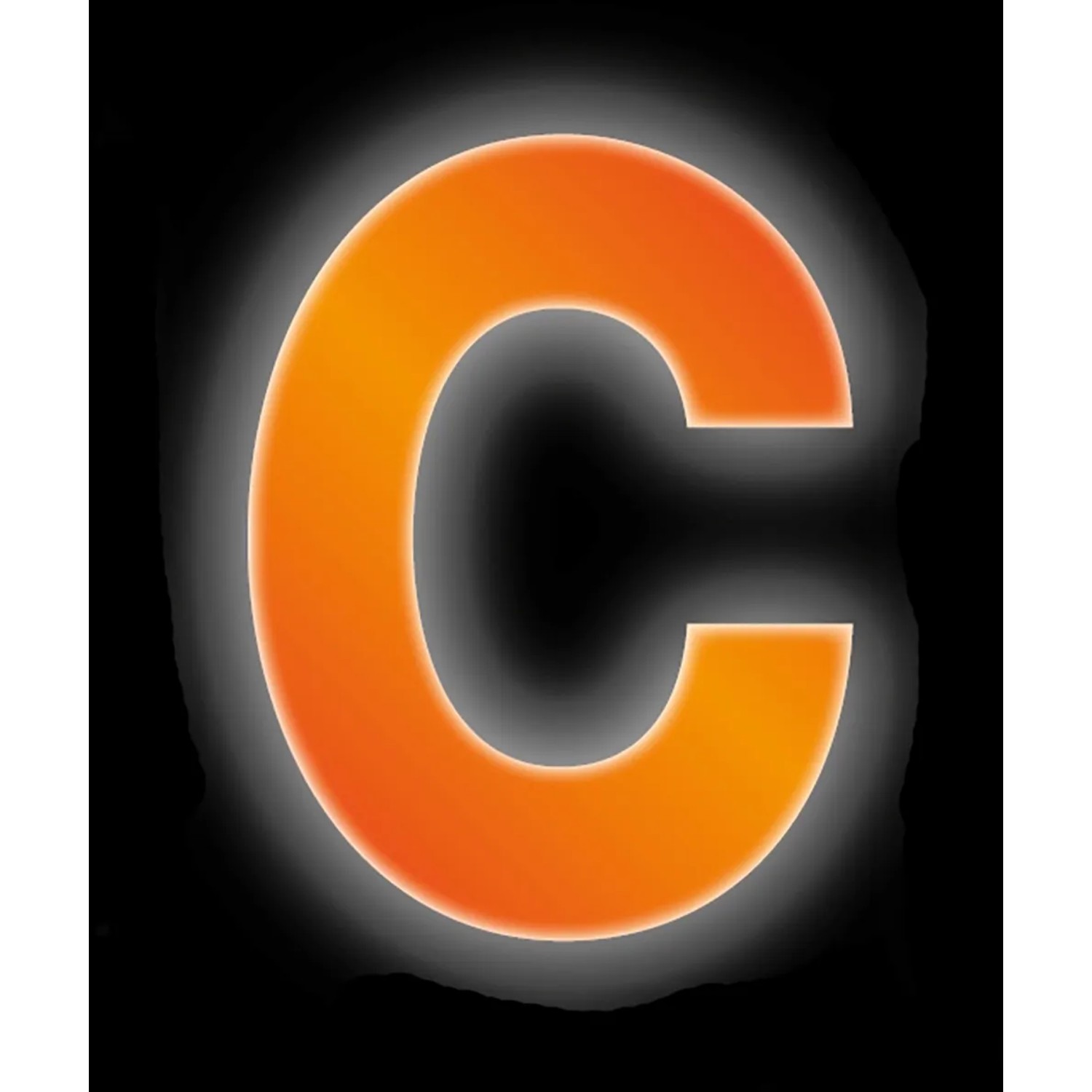 Conacord Klebebuchstabe C Reflektierend 8 cm Orange günstig online kaufen