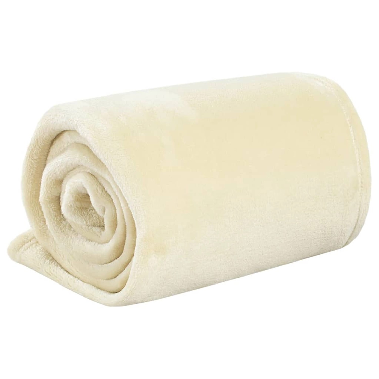 Vidaxl Decke Creme 130x170 Cm Polyester günstig online kaufen