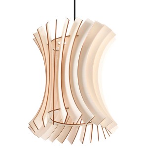 Hängeleuchte Oriana aus Holz von Sollux Lighting, skandinavisches Design für Wohnzimmer & Co.