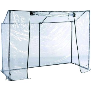 Lex Gewächshaus Treibhaus Foliengewächshaus Metallrohre PVC Folie 200x77x150cm