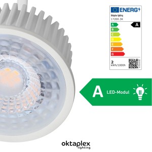 Oktaplex LED Modul Nizza 9er Set, warmweiß, Energieeffizienzklasse A.
