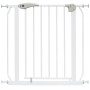 ib style Türschutzgitter Berrin 58-185cm Treppenschutzgitter für Kinder und Haustiere Ohne Bohren Weiß 140-150 cm