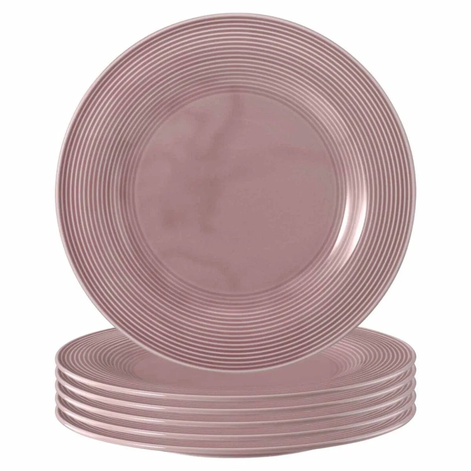 Seltmann Weiden Beat Color Glaze Speiseteller 27,7 cm 6er Set Altrosa