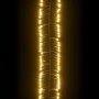 Dichte warmweiße LED-Lichterkette mit 1000 LEDs für Außenbereiche. Schafft festliche Beleuchtung.
