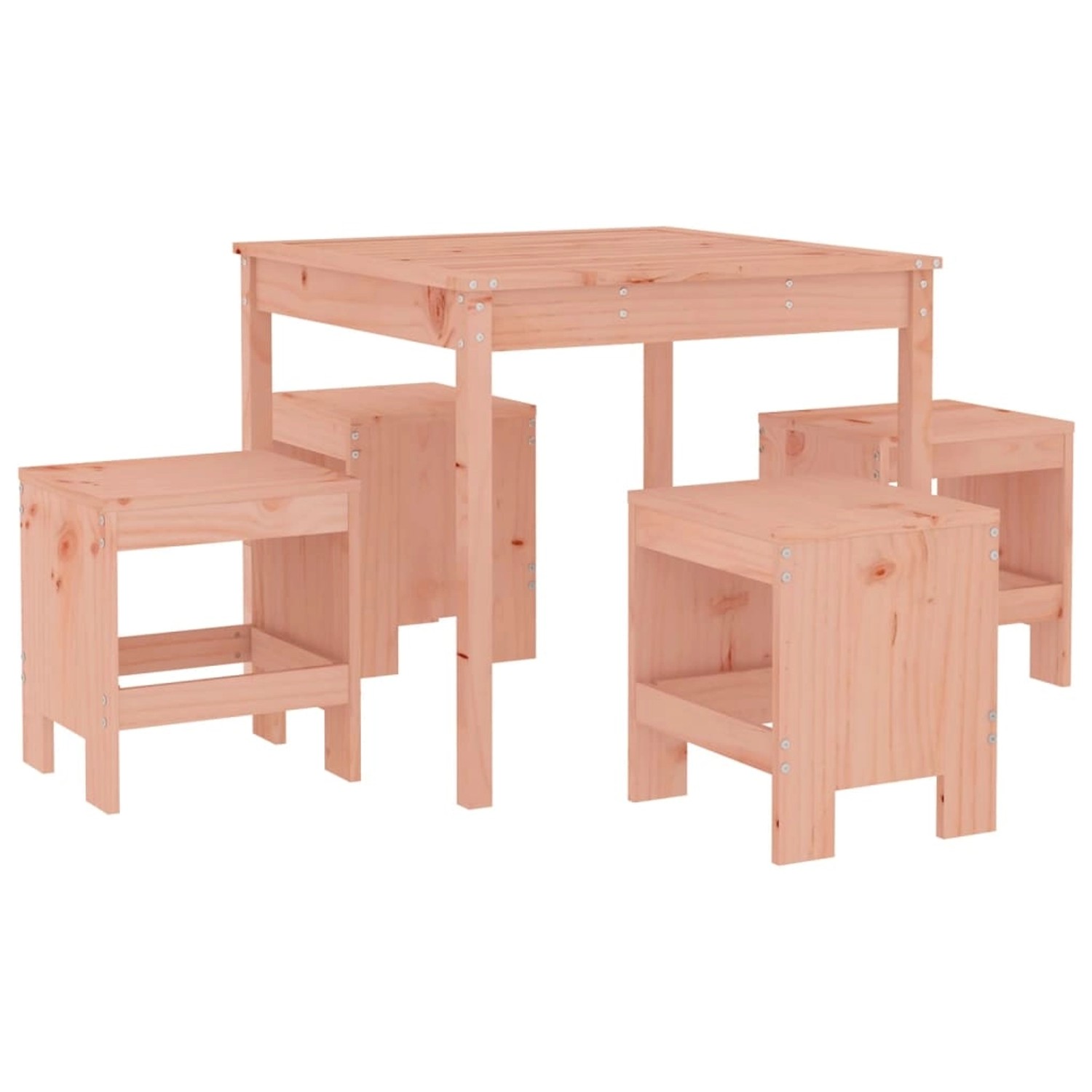 vidaXL 5-Tlg Garten-Essgruppe Massivholz Douglasie 3157714