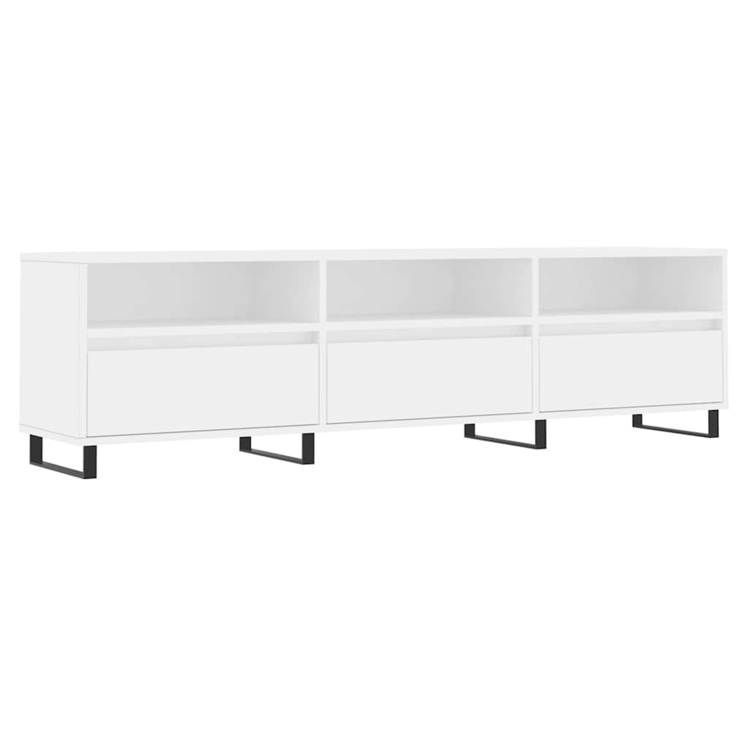 vidaXL TV-Schrank Weiß 150x30x44,5 cm Holzwerkstoff 831300 günstig online kaufen