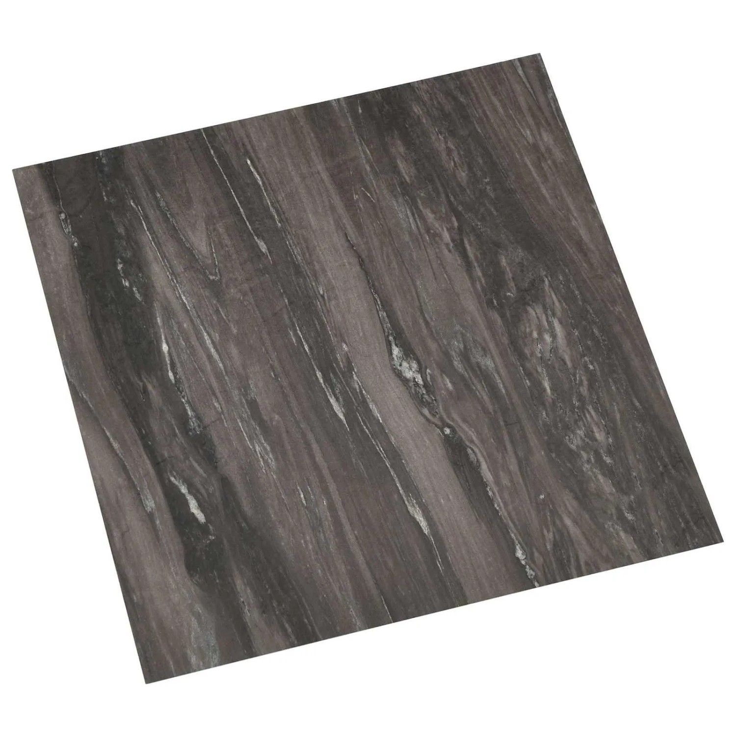 vidaXL Bodenplanken 55 Stk Dunkelgrau 5,11 m² PVC 42046338