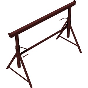 Brauner Schake Putzergerüstbock Combi N, höhenverstellbar für Bauarbeiten.