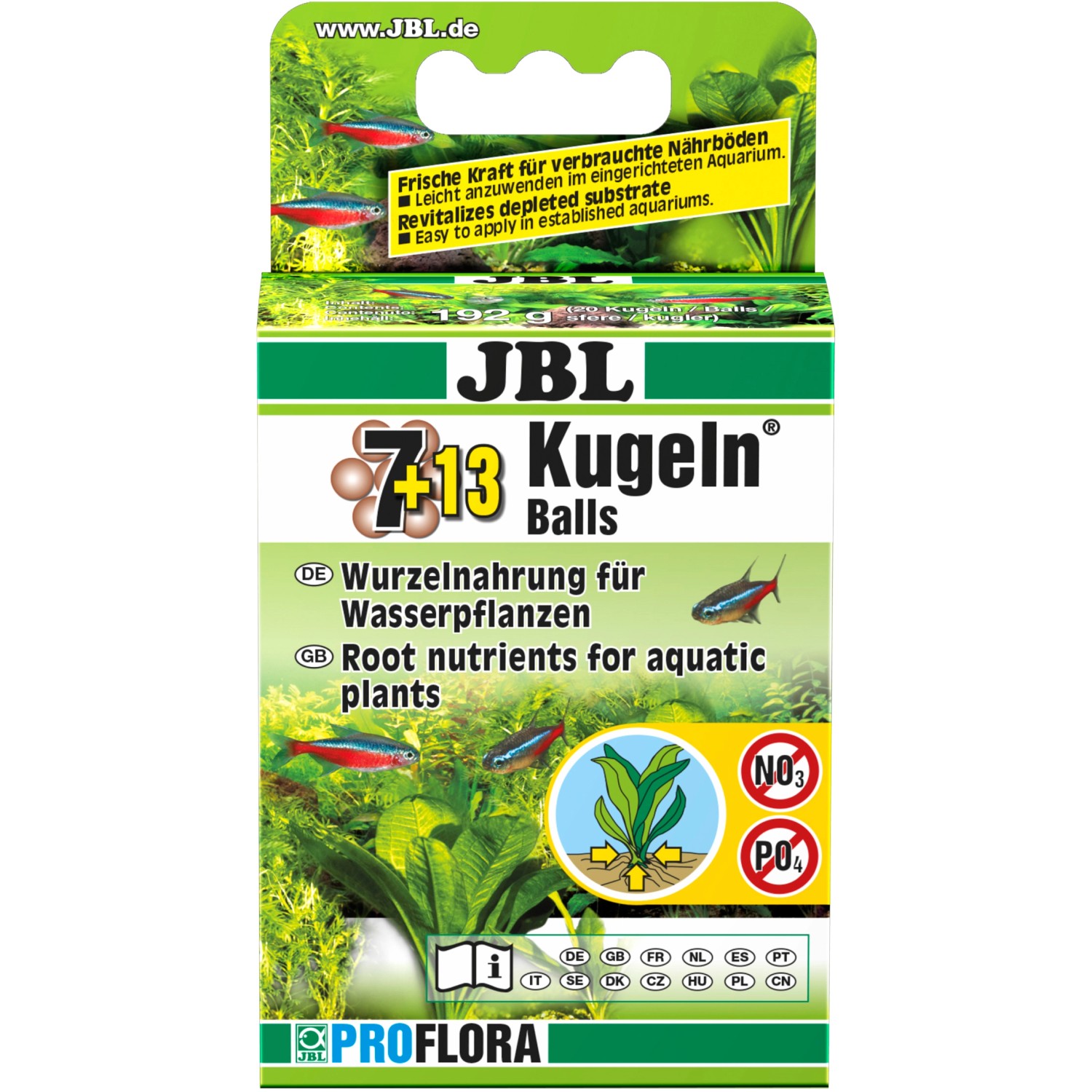 JBL Aquarium Pflanzendünger 7 + 13 Kugeln günstig online kaufen