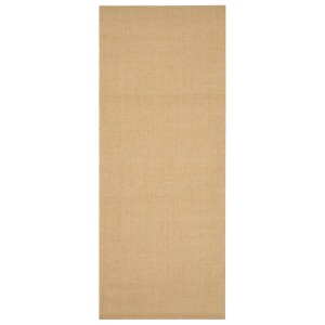 Naturfarbener Sisal Teppich, 100x250 cm, vidaXL. Robuster Teppich für Innenräume.