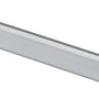 Hettich Schrankrohr, oval, 1200 mm, Stahl, silber-grau, für Möbelausstattung.