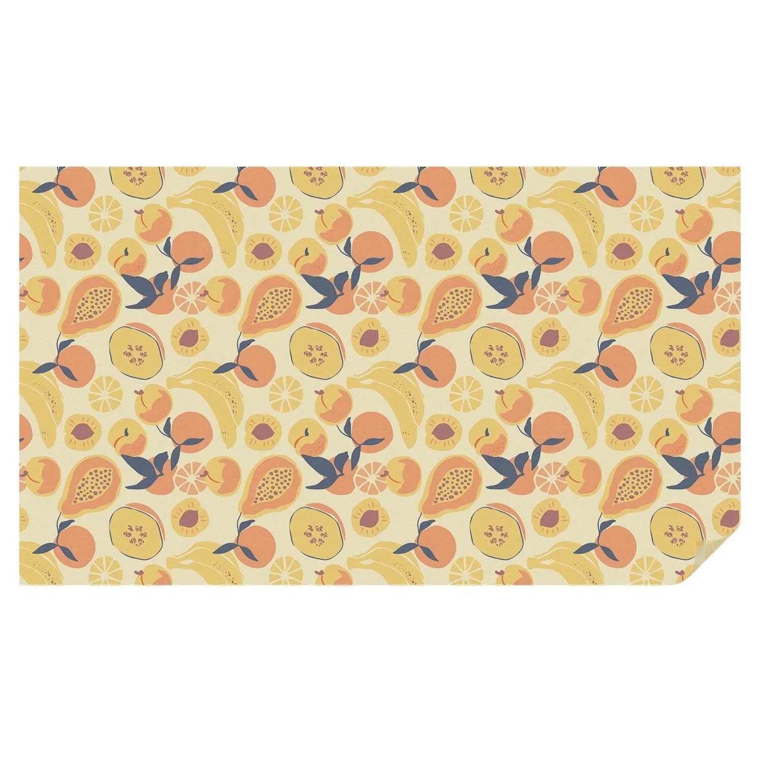 Tulup Buntglasfolie Saftige Früchte Fensterfolie Buntglas Optik 200x116 cm günstig online kaufen