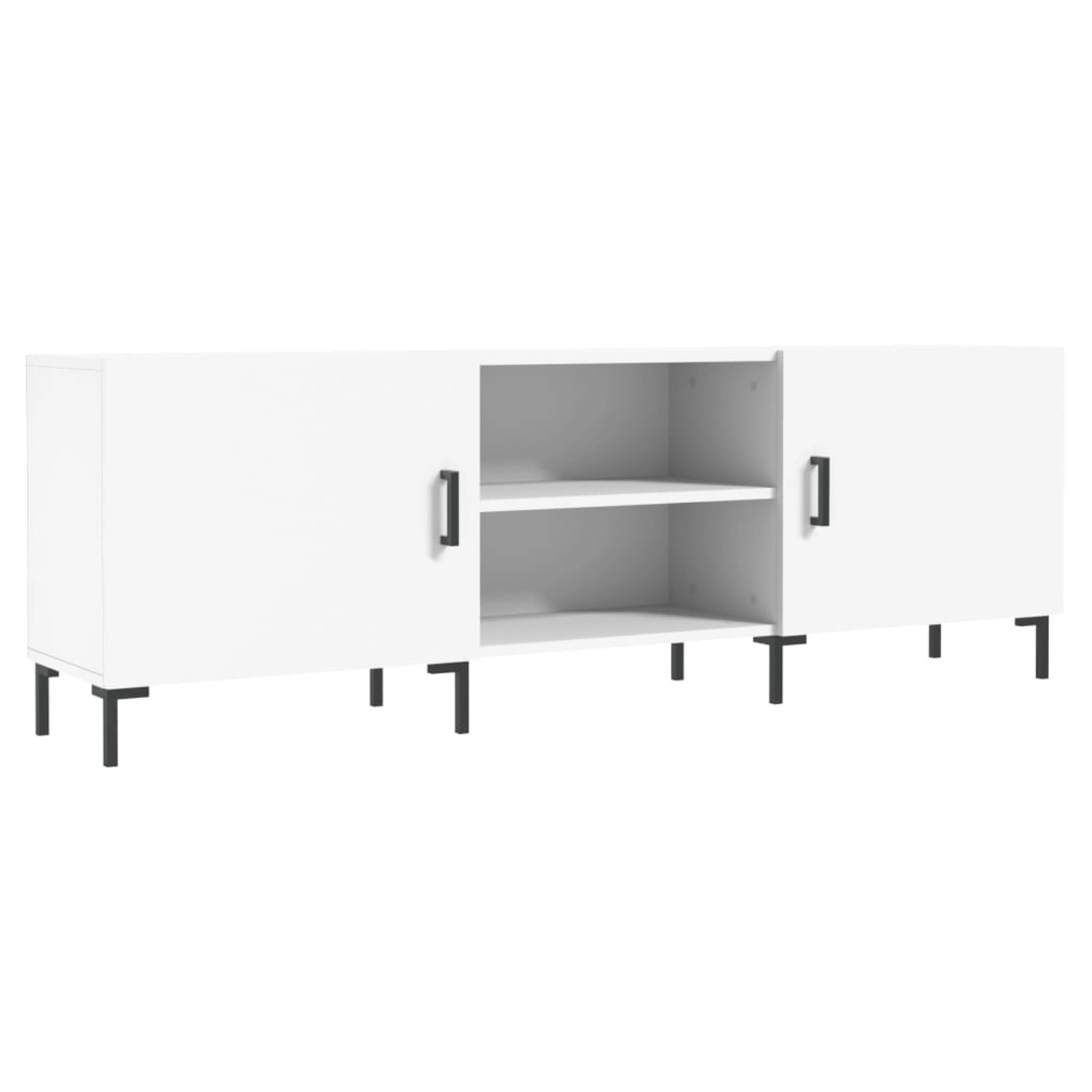vidaXL TV-Schrank Weiß 150x30x50 cm Holzwerkstoff 829100