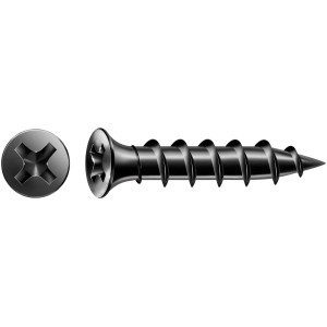 Gix Typ G Schnellbauschraube, 5,5x38 mm, phosphatiert schwarz, 300 Stück.