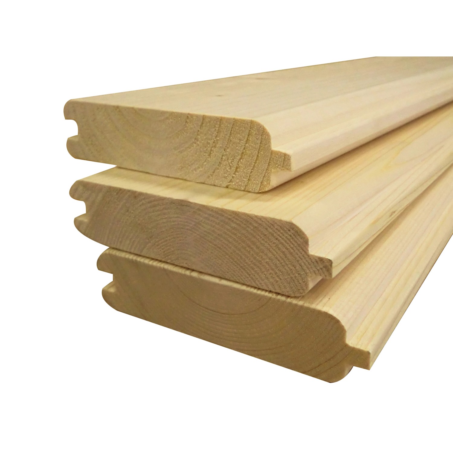 Holzbohlen für weka Gartenhaus Angolo A, naturbelassen, zur Wandgestaltung.