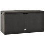 VidaXL Gartenbox, anthrazit, 114x47x60 cm, Universalbox zur Aufbewahrung für Garten und Terrasse.