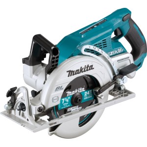 Makita Akku-Handkreissäge DRS780Z, 65 mm, blaugrün, für präzise Schnitte. Solo-Version ohne Akku.