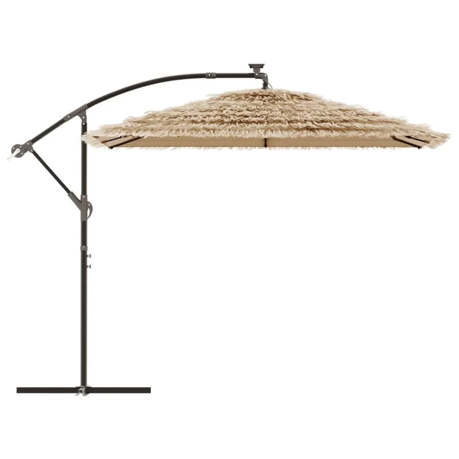 vidaXL Sonnenschirm mit Stahlmast Braun 269x269x235 cm 4005078_4