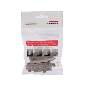 Egger Innenecke Kubisch 6 cm Esche Grau 2 Stück