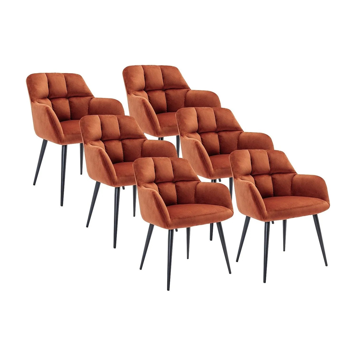 Vente-unique Stuhl Pega Terracotta 58.5 cm