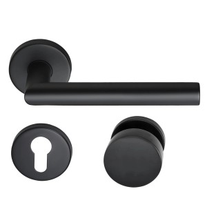 MeinTürgriff Wechselgarnitur Toulouse Türdrücker Türgriff Türklinke Schwarz Matt