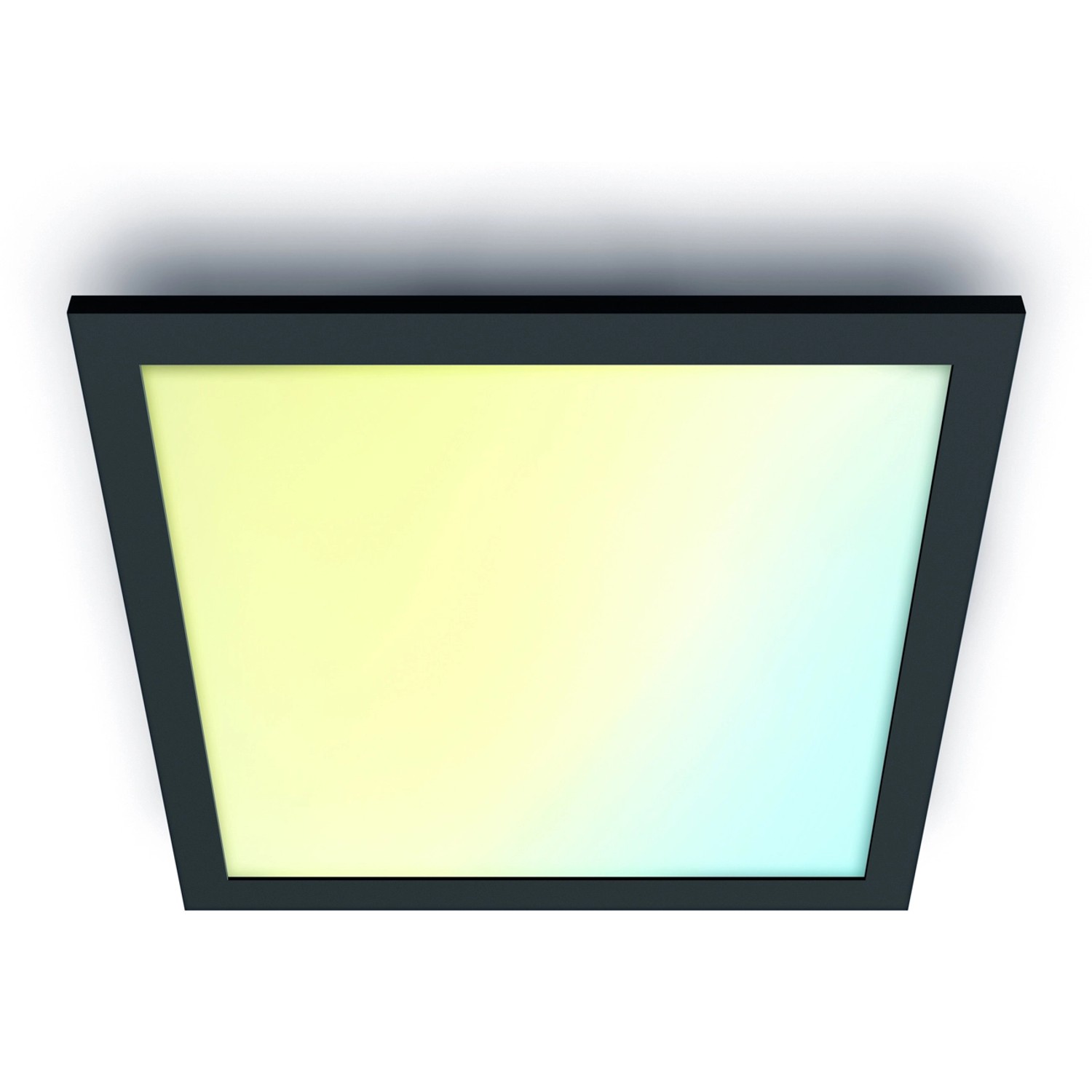 WiZ LED-Panel Quadratisch Tunable White 3400 lm Schwarz 60 cm x 60 cm