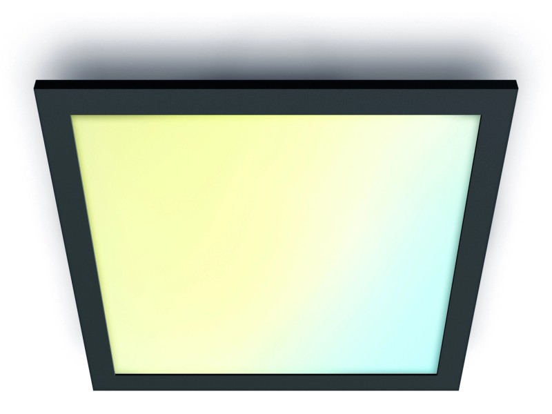 WiZ LED-Panel Quadratisch Tunable White 3400 lm Schwarz 60 cm x 60 cm  kaufen bei OBI | Deckenlampen