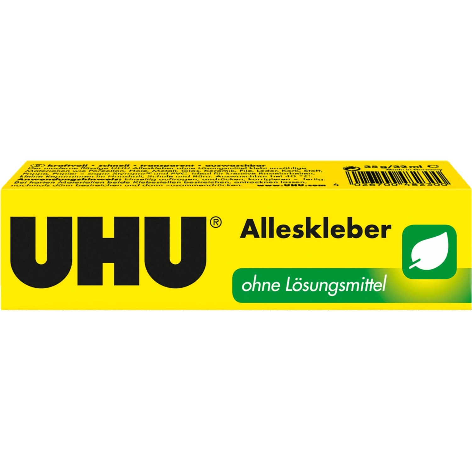 Uhu Alleskleber ohne Lösungsmittel Transparent 35 g