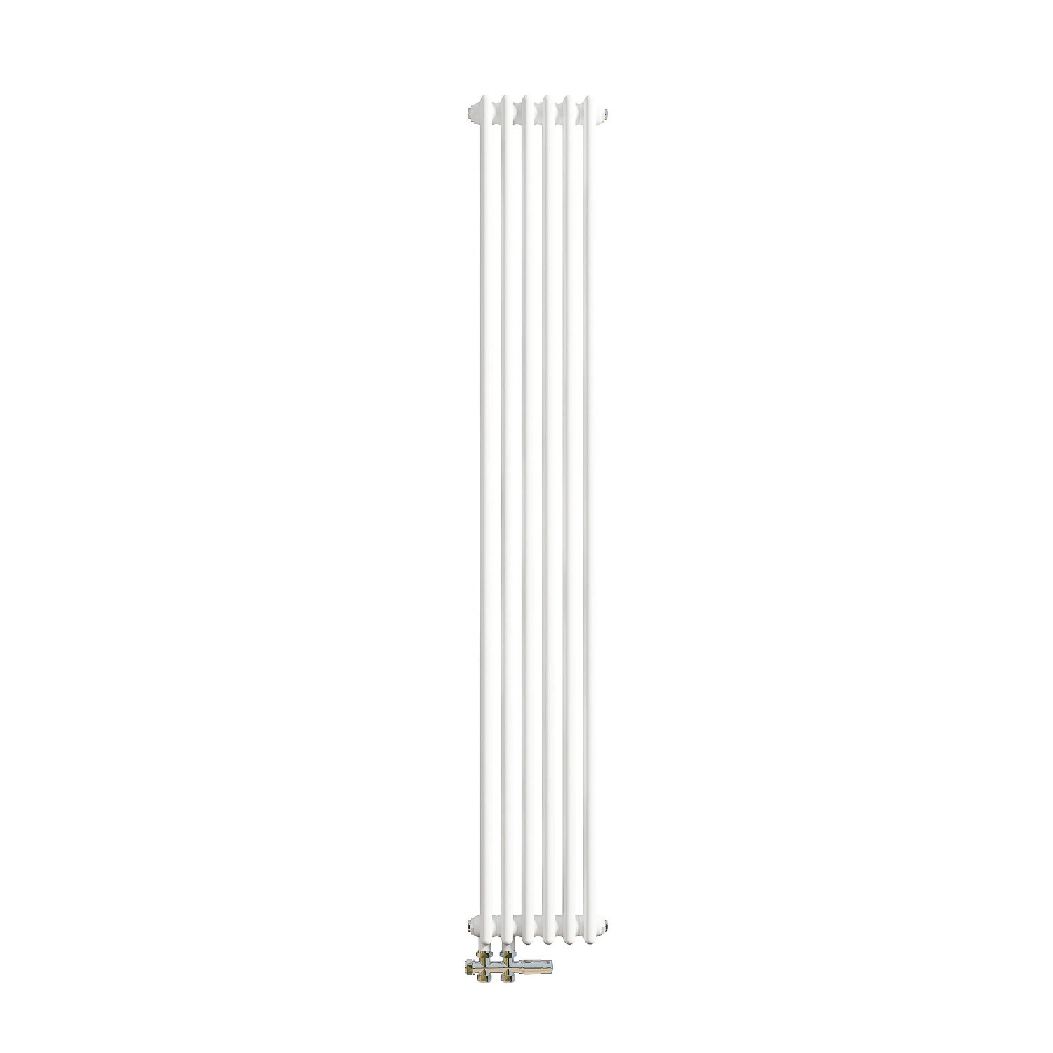 AICA Traditioneller Gusseisenstil 2 Spalten Heizkörper 1800 x 290 mm Weiß 850W
