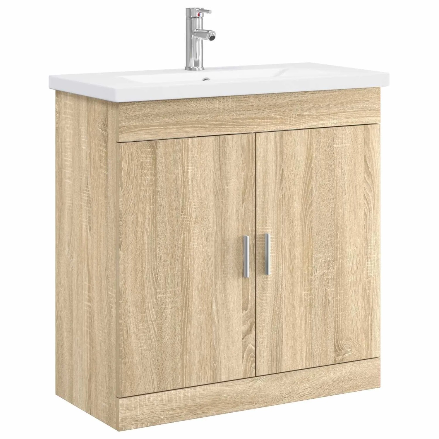 vidaXL Badezimmermöbel-Set Sonoma-Eiche 81 x 40 x 84,5 cm 3404360