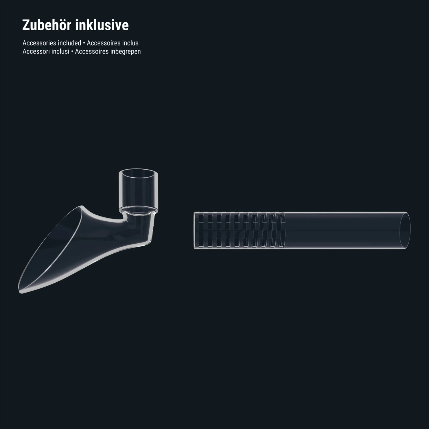 Zubehör für Dennerle Scaper's Flow Aquarium Filter: Lily Pipe und Ansaugrohr.