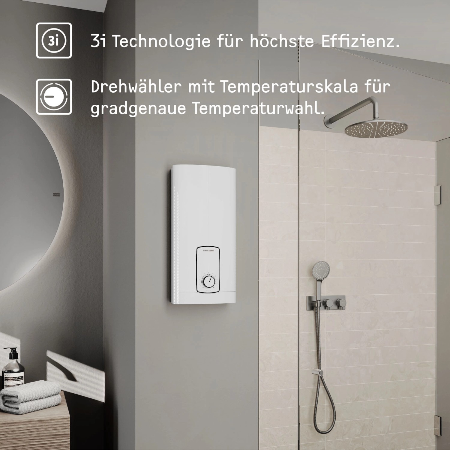 Stiebel Eltron Dhe 18 21 24 Sl Kein Warmes Wasser Stiebel Eltron Elektronischer Durchlauferhitzer DHB ST TREND 18/21/24