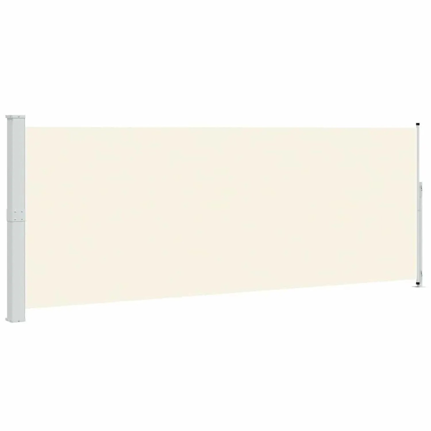 Thumbnail - vidaXL Seitenmarkise Ausziehbar 180x500 cm Creme 313406
